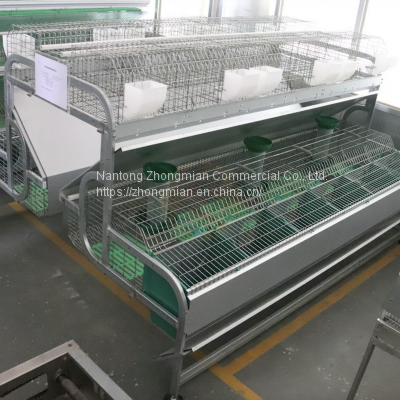 Industrial Breeding Rabbit Cages System Farm Cage 24/set photo-4