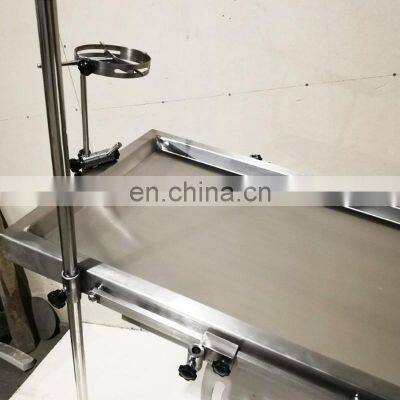 HC-R013 High Quality Stainless Steel Pet Hospital Dissecting Table Veterinary Anatomy Autopsy Dissection Table for Vet Animal photo-2