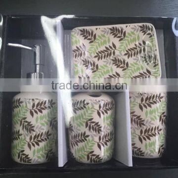 4PCS HOT-SALE CHEAP PRICE CERAMIC BATHROOM SET photo-2