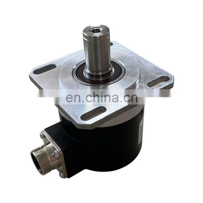 58mm Rotary Encoder Flange Solid Shaft With Flange 8mm Shaft 2048ppr Encoder