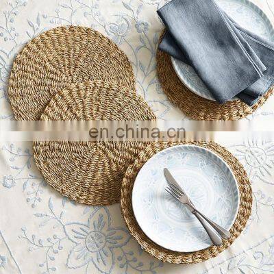 Nice Woven Seagrass Placemats Best Seller customized Natural Weave wall decor basket wholesale Manufacturer