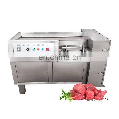 Electric Industrial Beef Dicer / Diced Frozen Meat Cutting Machine