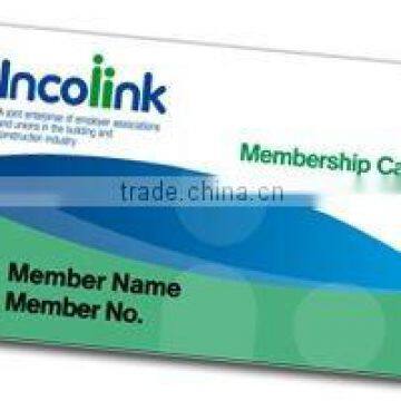 High quality membership card