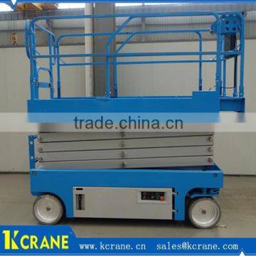 Factory direct sale self driven aerial working platform/ scissor lift