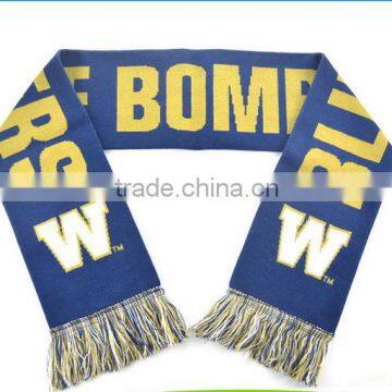 Soccer Fan Scarf, Custom Print Knitted Football Scarf