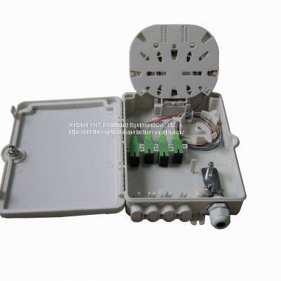 FTTH Access Network 8pcs SC Simplex Adapter 8-port Fiber Distribution Box Plastic Terminal Box photo-3