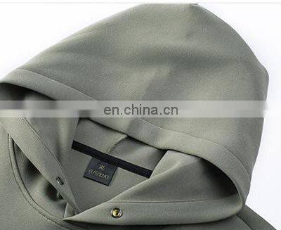 Solid Color Plus Size Unisex Long Sleeve Hooded Sweatshirt Polyester Men's Hoodies&sweatshirt Casual Blank Custom Gym Tops photo-5