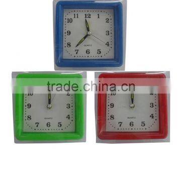 Promotion Simple Square Home Decoraction Plastic Clock