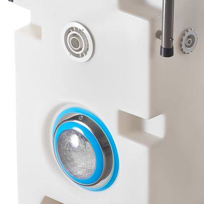 Portable Outdoor Pool Filter With Anti-Slip Cover Wall Mounted Stainless Ladder Pipeless Filtration Acrylic Material photo-2