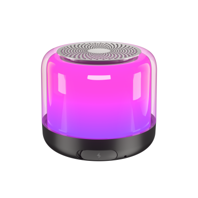 2024 Factory Hot Sell Mini Pocket Led Speaker Bluetooth Player Portable Light Wireless Speaker photo-3