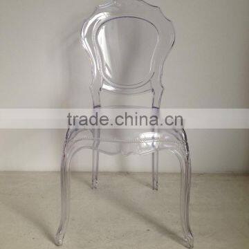 High Quality PC Wedding Clear Glass Chair photo-3