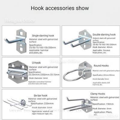 Schwerlastiges Industrie-Werkzeugschrank TC-I237 mit hoher Kapazität zur Organisation und quadratlochigen Pegboard-Türen für Autowerkstätten (4S) photo-5