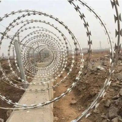 Stainless Steel Razor Wire for Long-Term Anti-Corrosion and Severe Environments