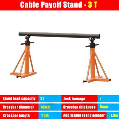 Triangular Floor Cable Laying Stand – Hydraulic Lift, 3-5T Capacity for Power Projects