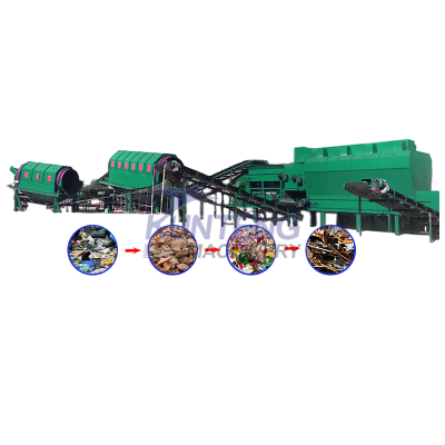 Household garbage disposal machine separating city garbage sorting machine municipal waste sorting line recycling plant