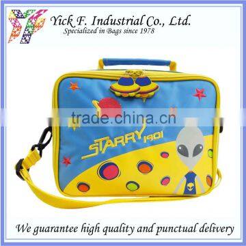 Cutie Alien Twill Nylon Kids Children Lunch Bag