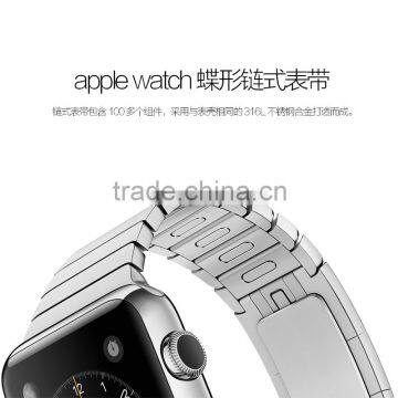Butterfly Link Watch Band Bracelet Stainless Steel Watchband For Apple Watch Band Luxury For IWatch photo-4