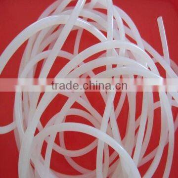 Soft white silicone foam tube