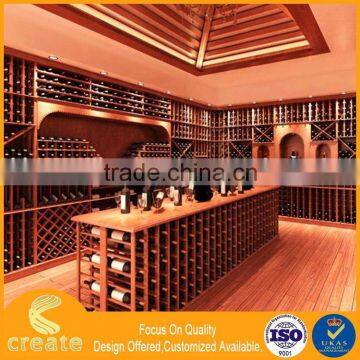 Maple Acrylic Wine Display Cabinets Glass Wine Bar Cabinet photo-6
