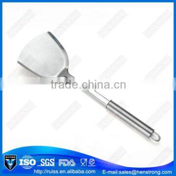 Kitchen cookware spatula/turner with stainless steel handle