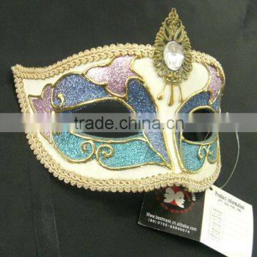 Carnival Mask in Face Shield With Jewel, PVC Mask