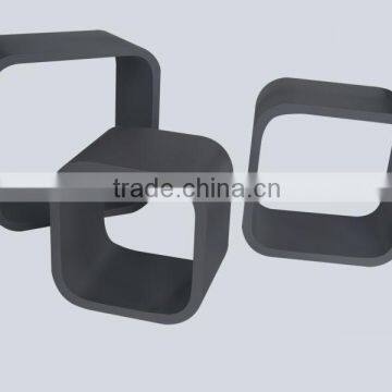 3 Pieces PB Round Cube Wall Shelf