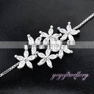 Zircon Design Stone Gold Model Copper Bracelet photo-3