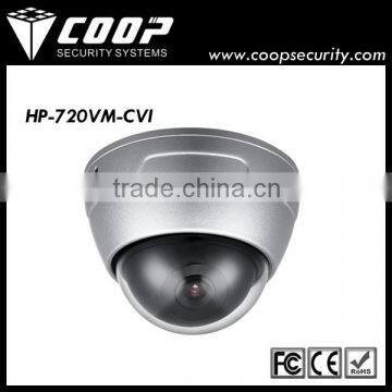 1/3" HDIS CMOS (DH9801+ PO3100K) IR Cut Mini Metal Dome 720P HDCVI Camera