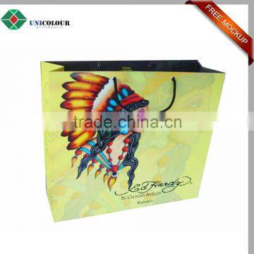 Selling like hotcakes luxury shopping paper bag with fancy logo