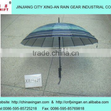 silver-coated umbrella