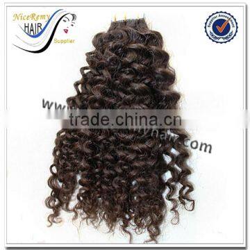 Wholesale Deep Wave Skin Weft Seamless Tape Hair Extension 100% Russian Hair photo-2