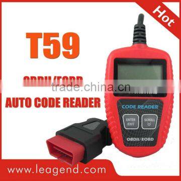 Mini and Benefit QUICKLYNKS T59 Support Four Languages Car Auto Trouble Code Diagnostic Scanner Tool for OBDII/EOBD Vehicle