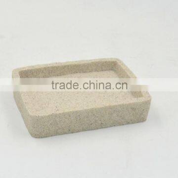 Natrual Polyresin Sandstone Bathroom Accessories Set for Hotel and Home photo-4