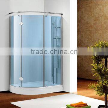 ABS Curved Sliding Door Prefabricated Shower Enclosure