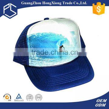 Navy color vented mesh hats and caps foam caps for sale