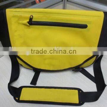 Yellow waterproof sling bag for camera bag