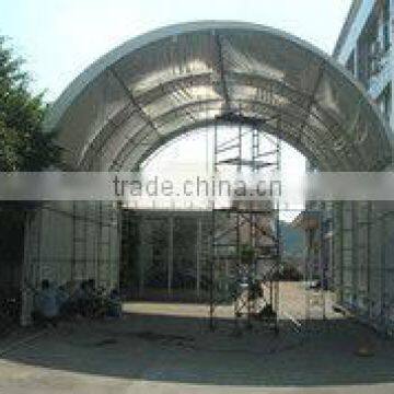 Movable canopy tent