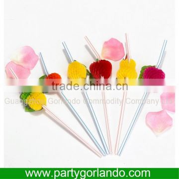 Disposable promotional wedding decoration party straw