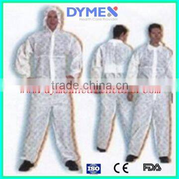 Nonwoven overall suit /safety coverall /factory uniform coverall /disposable work overall