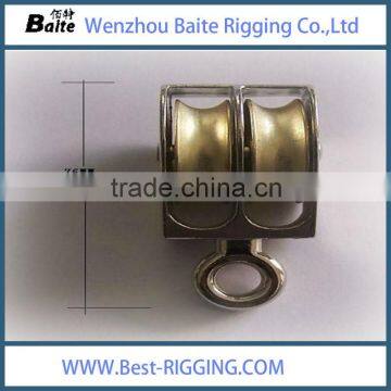 2mm HARDWARE RIGGING DOUBLE WHEEL RIGID PULLEY photo-4