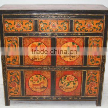 chinese antique Tibetan cabinet