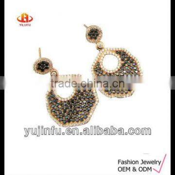 Latest Fashion Rose Gold Plated Fashion Earring