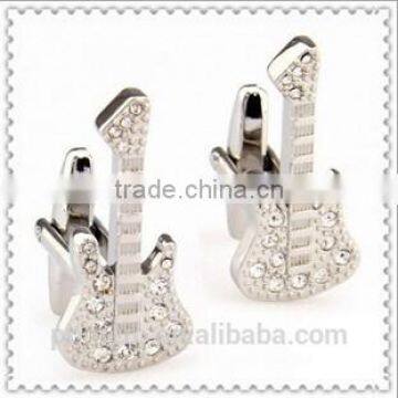 PRIMERO 2015 Jewelry Acoustic Guitar Cufflinks Crystal Guitar Cufflinks Sports Cufflinks Fashion Clothing Luxury Gift Cufflinks photo-2
