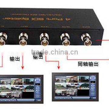 1080P Video Audio SD/HD/3G SDI Splitter 1 Input 4 Output photo-2