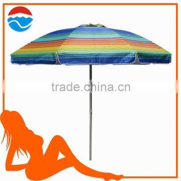 240CM*8K Color Bar Fibre Glass Umbrella