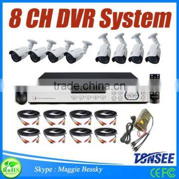 2016 New Product Security System H.264 full d1 8 ch DVR