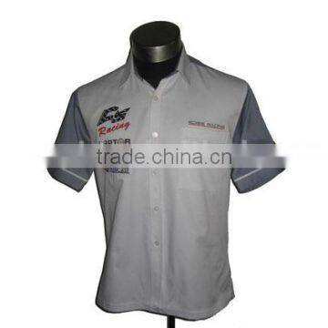 custom-made racing shirts,Men's cotton/polyester racing shirt