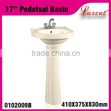 Porcelain Sanitary Wash Pedestal basin