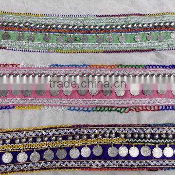 Multicolor Beautiful banjara coin belt