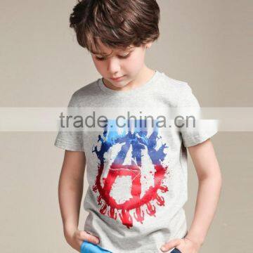 Wholesale Children Clothing 100 Cotton Boy Summer Tops Custom Printed Boy T Shirt Clothes